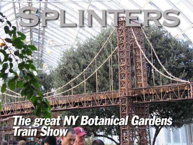 Splinters The Great New York Botanical Garden S Holiday Train