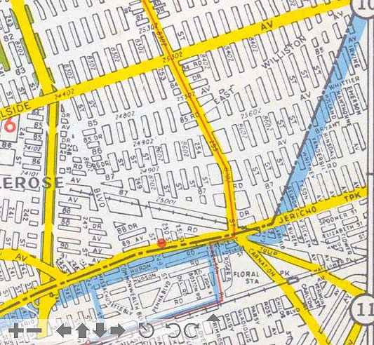 Queens Nassau Border Map