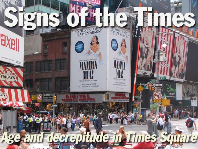 The Aged Of Times Square Forgotten New York