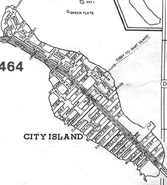 City Island New York Map CITY ISLAND   Forgotten New York