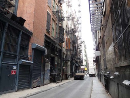 Cortlandt Alley, Tribeca - Forgotten New York