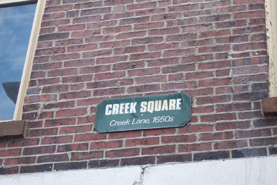 ALLEYS OF CREEK SQUARE - Forgotten New York